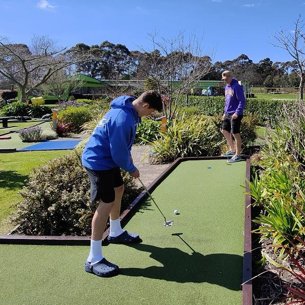 Minigolf at Julians Berry Farm Whakatane