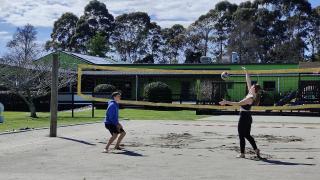 Beach volleyball at Julians Berry Farm