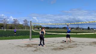 Beach volleyball at Julians Berry Farm