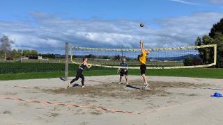 Beach volleyball at Julians Berry Farm