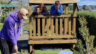 Minigolf at Julians Berry Farm Whakatane