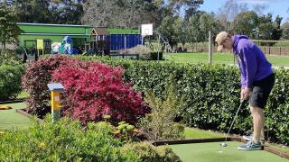 Minigolf at Julians Berry Farm Whakatane