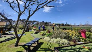 Minigolf at Julians Berry Farm Whakatane